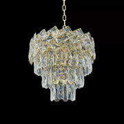 Crystal Chandelier WINDSOR Petito 3xE14, Διάμετρος 29cm, Γυαλιστερό χρυσό, Ρυθμιζόμενο ύψος, Μεταλλικοί και Κρυστάλλινοι Πολυέλαιοι Κρυστάλλινοι Προεπιλεγμένος τίτλος Alessandro Design