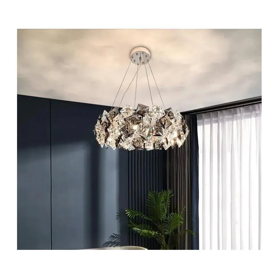 Heja Cristal Candelabra 5x E27 Glossy Chrome Cristal Candelabra Προεπιλεγμένος τίτλος Alessandro Design