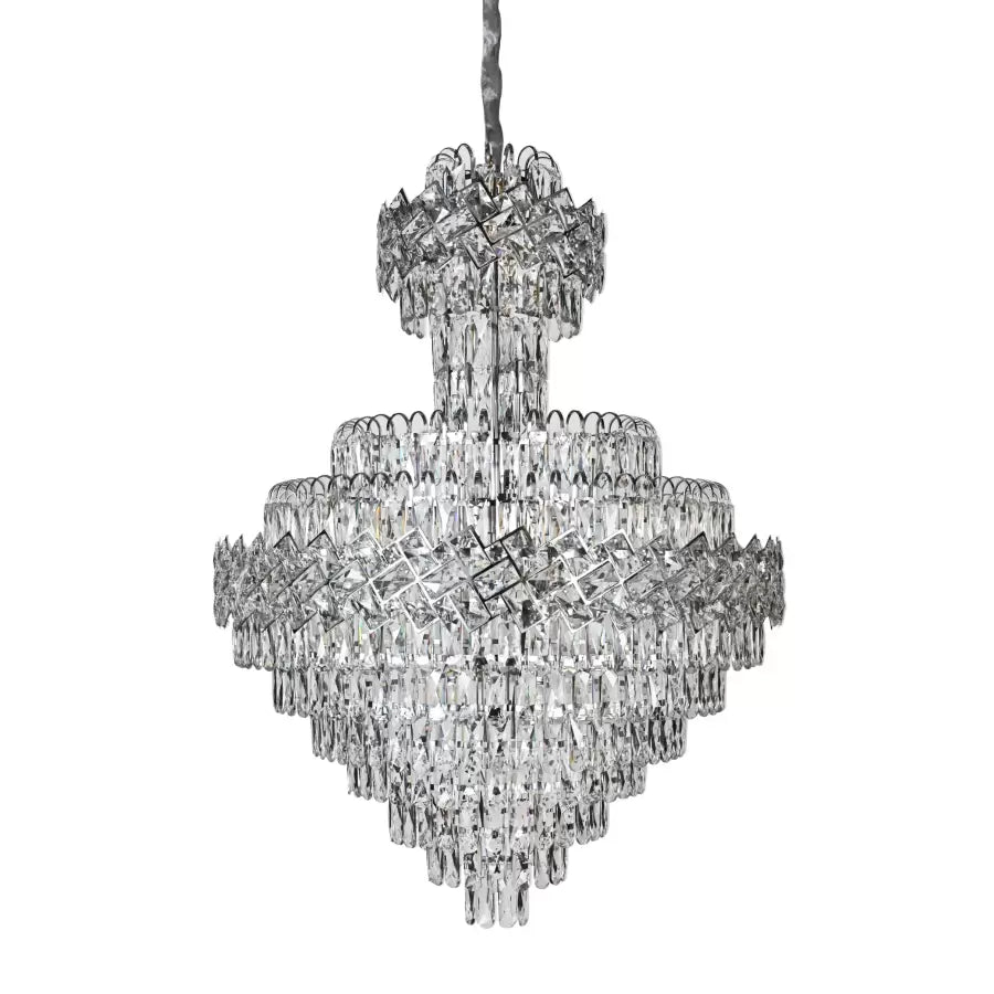 Crystal Candelabra Joel 22x E27 Silver Crystal Candelabra Προεπιλεγμένος τίτλος Alessandro Design