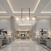 Crystal Chandelier WINDSOR Regalis 10xE14, Shiny Chrome, Adjustable Height Crystal Chandelier Προεπιλεγμένος τίτλος Alessandro Design