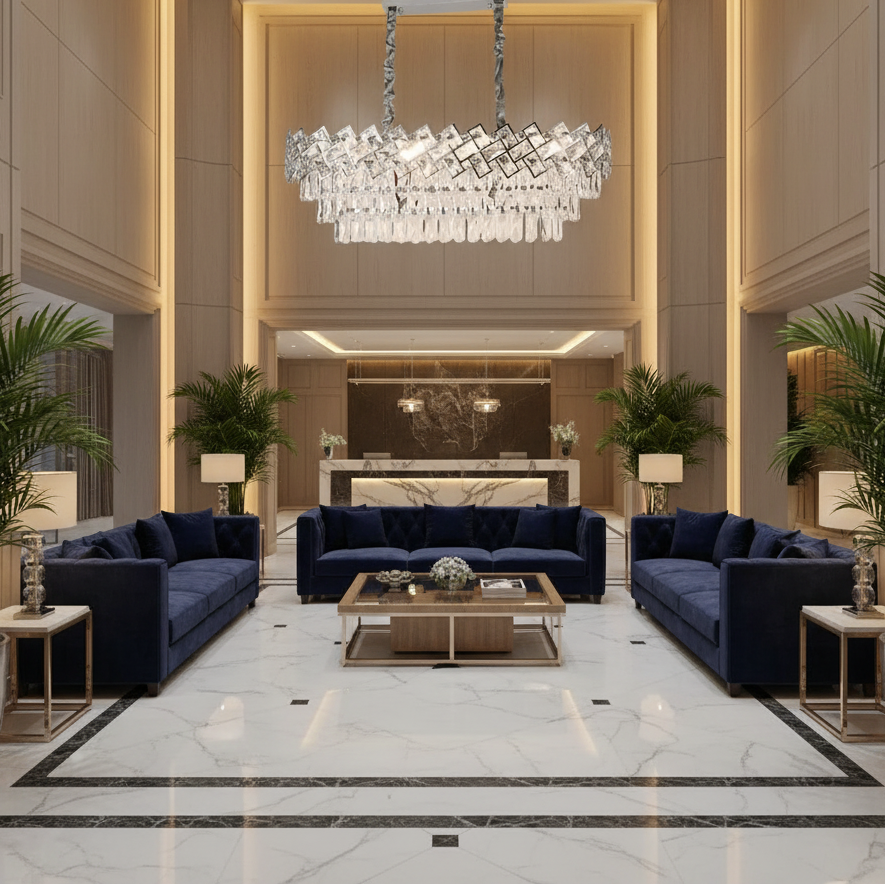 Crystal Chandelier WINDSOR Regalis 10xE14, Shiny Chrome, Adjustable Height Crystal Chandelier Προεπιλεγμένος τίτλος Alessandro Design