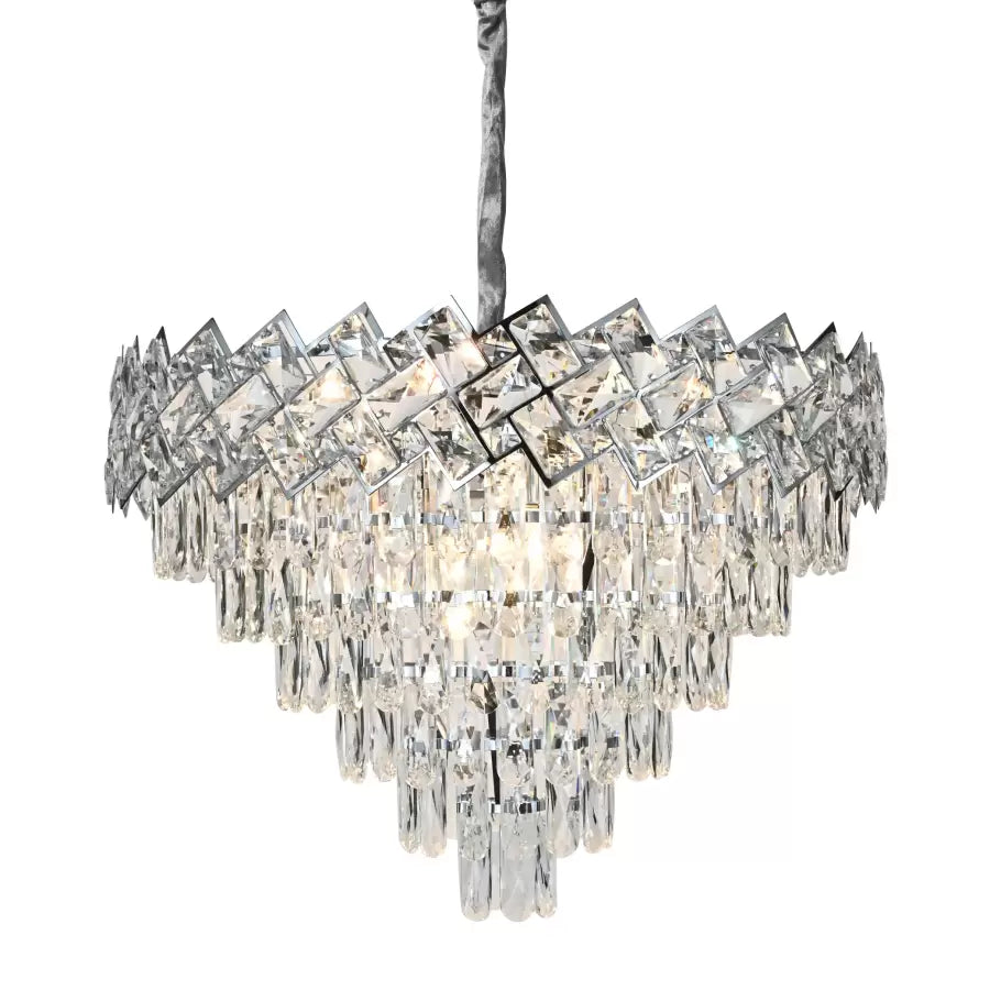 Cristal Candelabra Jordan 10 x E27 Silver Cristal Candelabra Προεπιλεγμένος τίτλος Alessandro Design