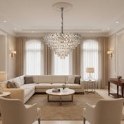 Crystal Chandelier WINDSOR Supremo 10xE14, Διάμετρος 80cm, Γυαλιστερό Chrome, Ρυθμιζόμενο ύψος Crystal Chandeliers Προεπιλεγμένος τίτλος Alessandro Design