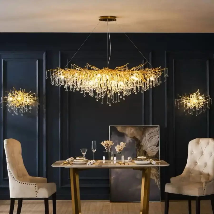 Kaiser Crystal Candelabra 13x G9 Diameter 120cm Gold Crystal Candelabra Προεπιλεγμένος τίτλος Alessandro Design