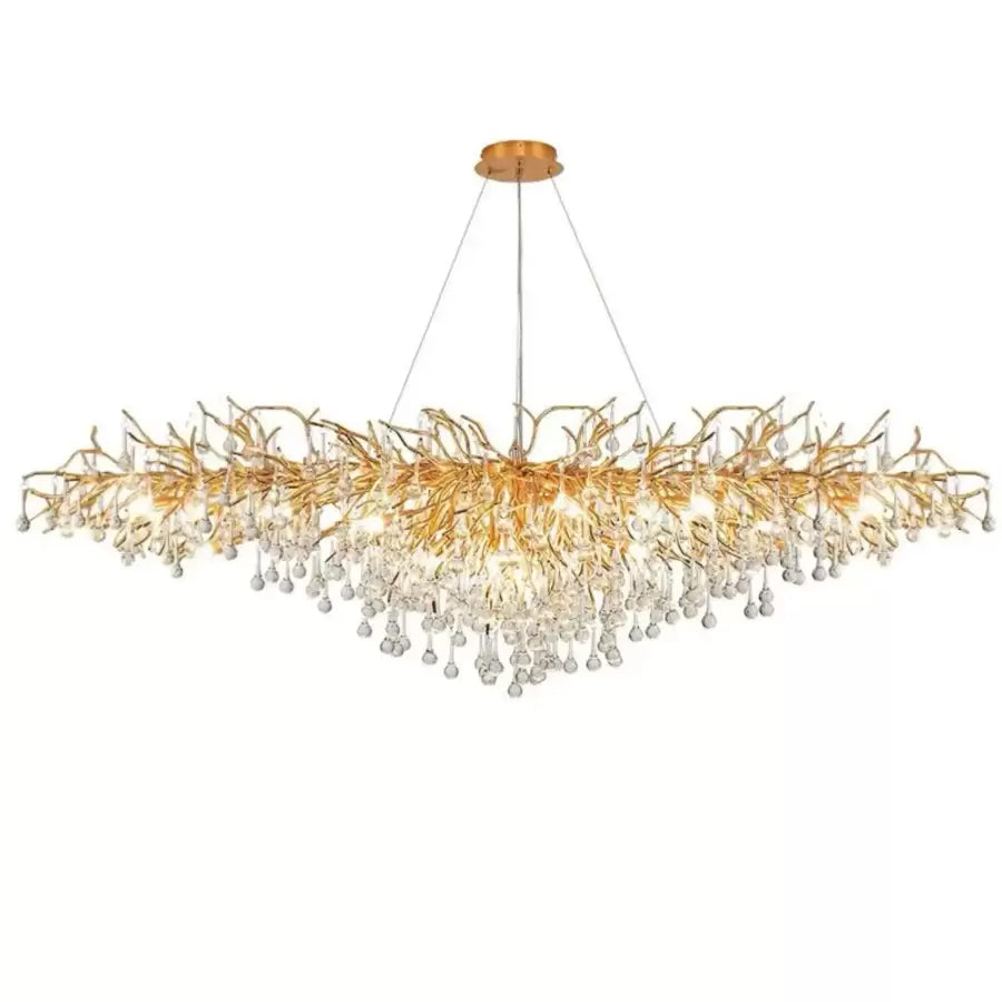 Kaiser Crystal Candelabra 13x G9 Diameter 120cm Gold Crystal Candelabra Προεπιλεγμένος τίτλος Alessandro Design