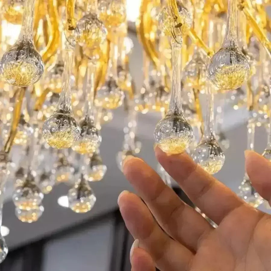 Kaiser Crystal Candelabra 13x G9 Diameter 120cm Gold Crystal Candelabra Προεπιλεγμένος τίτλος Alessandro Design