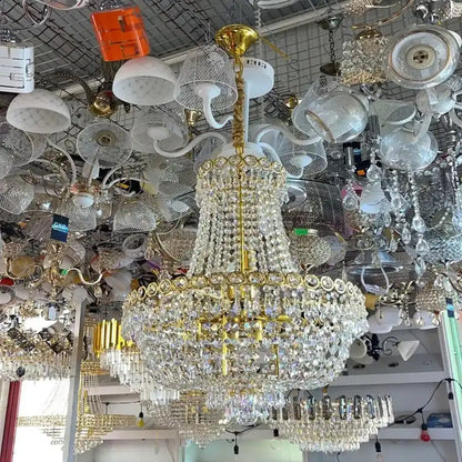 Kassian Crystal Candelabra 11x E14 Gold Crystal Candelabra Προεπιλεγμένος τίτλος Alessandro Design