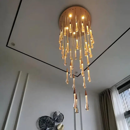 Κρεμαστός Κρυστάλλινος Πολυέλαιος LED, 39W, Ιουστινιανός, Διάμετρος 60cm, Ρυθμιζόμενο ύψος, Χρυσός, Μεταλλικός και Κρυστάλλινος Πολυέλαιος Προεπιλεγμένος τίτλος Alessandro Design
