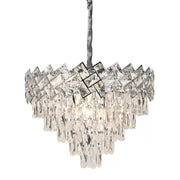 Crystal Chandelier WINDSOR Eleganza 8xE14, Διάμετρος 39cm, Γυαλιστερό Chrome, Ρυθμιζόμενο ύψος Crystal Chandeliers Προεπιλεγμένος τίτλος Alessandro Design