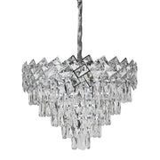 Crystal Chandelier WINDSOR Eleganza 8xE14, Διάμετρος 39cm, Γυαλιστερό Chrome, Ρυθμιζόμενο ύψος Crystal Chandeliers Προεπιλεγμένος τίτλος Alessandro Design