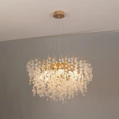 Crystal Chandelier WALTZ Serenade, 6xG9, Gold, 60cm, Ρυθμιζόμενο ύψος Crystal Chandeliers Προεπιλεγμένος τίτλος Alessandro Design