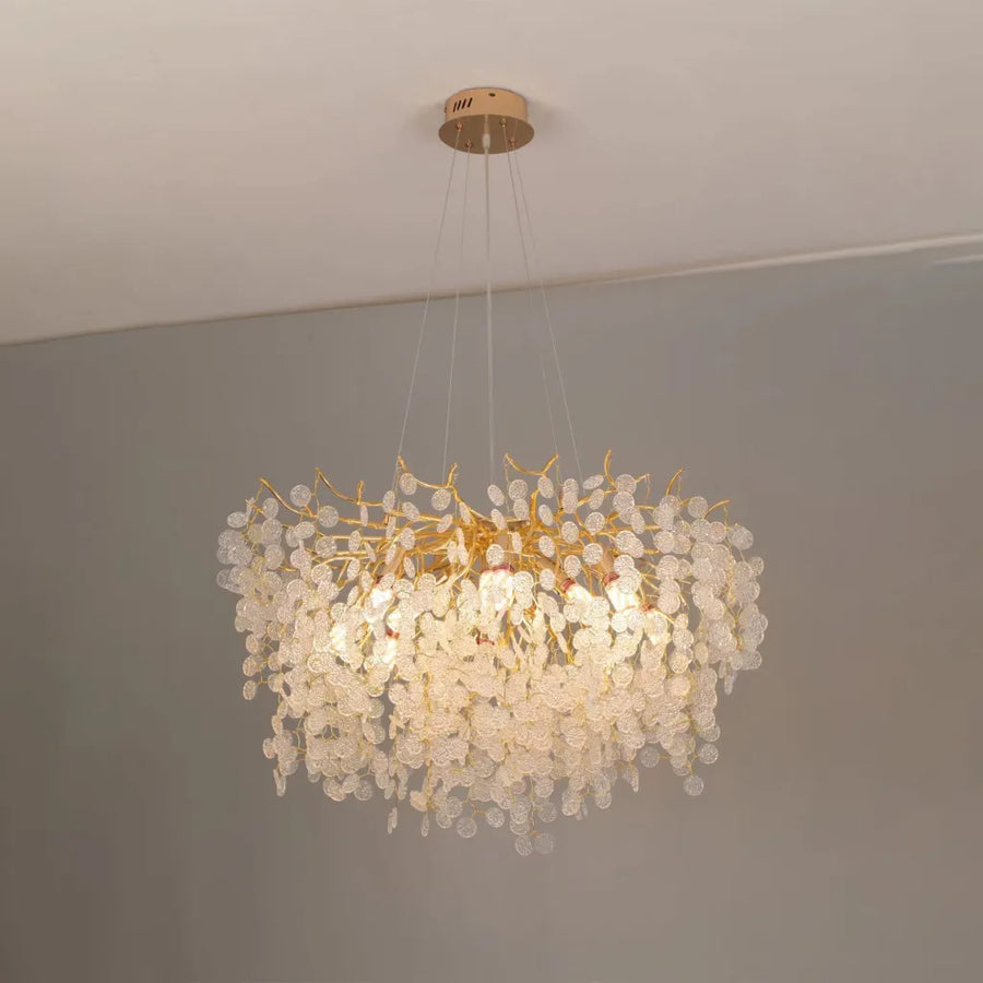 Crystal Chandelier WALTZ Serenade, 6xG9, Gold, 60cm, Ρυθμιζόμενο ύψος Crystal Chandeliers Προεπιλεγμένος τίτλος Alessandro Design