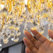 Crystal Chandelier Muhammad 10x G9 Diameter 80cm Gold Crystal Chandeliers Προεπιλεγμένος τίτλος Alessandro Design