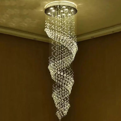LED Crystal Candelabra 13 xGU10 Meili Chrome, Διάμετρος 80cm, Ύψος 240cm, Σκάλα Μοντέλο Crystal Candelabra Προεπιλεγμένος τίτλος Alessandro Design