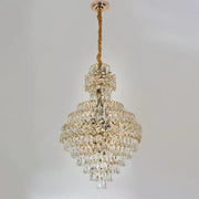Crystal Chandelier WINDSOR Grande Supremo 10xE14, Διάμετρος 60X90cm, Γυαλιστερό Χρυσό, Ρυθμιζόμενο Ύψος Crystal Chandelier Προεπιλεγμένος τίτλος Alessandro Design
