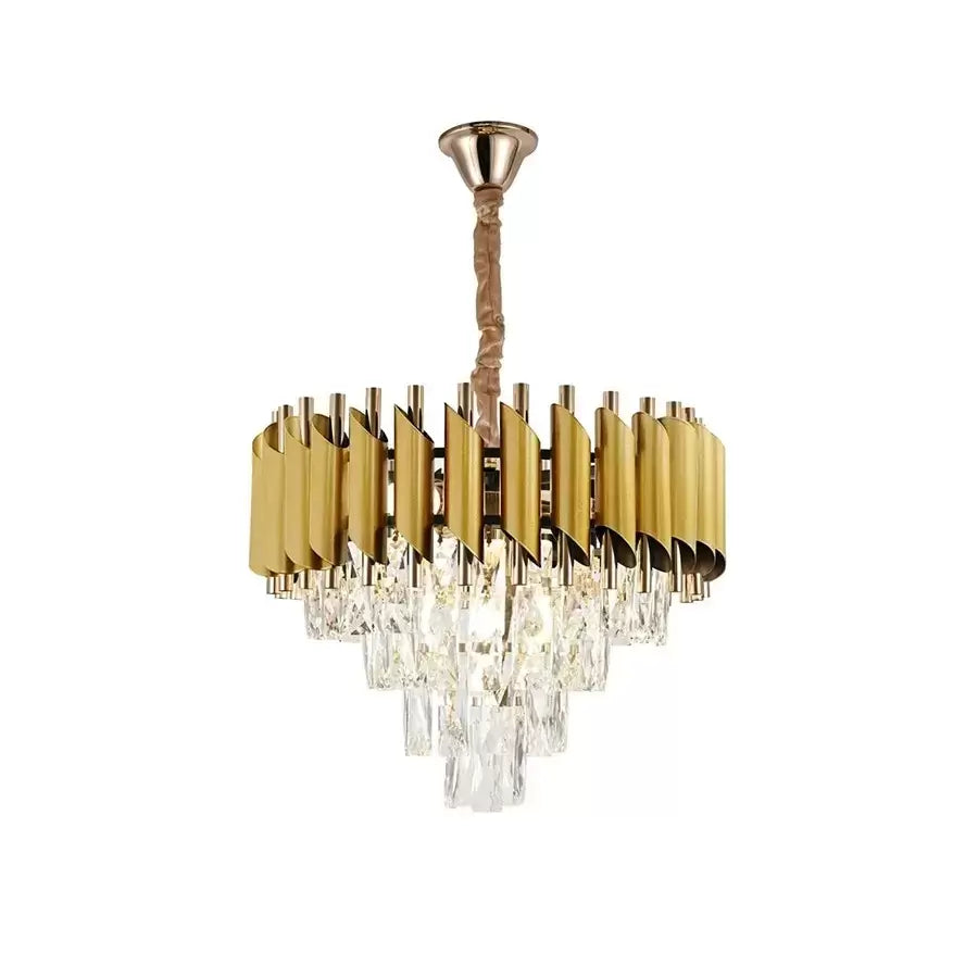 Salvador Cristal Candelabra 4x E27 Gold Cristal Candelabra Προεπιλεγμένος τίτλος Alessandro Design