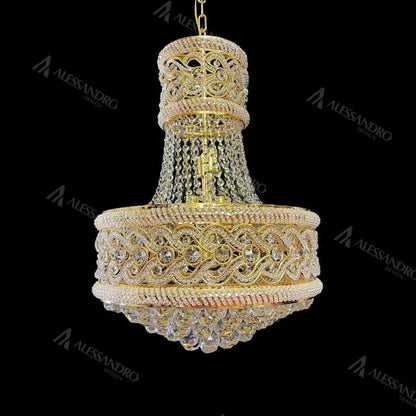 Selim Cristal Candelabra 14x E14 Gold Cristal Candelabra Προεπιλεγμένος τίτλος Alessandro Design