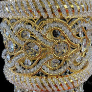 Selim Cristal Candelabra 14x E14 Gold Cristal Candelabra Προεπιλεγμένος τίτλος Alessandro Design