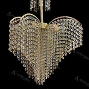 Ander Crystal Chandelier, 4xE14, Diameter 45cm, Gold Crystal Chandeliers Προεπιλεγμένος τίτλος Alessandro Design