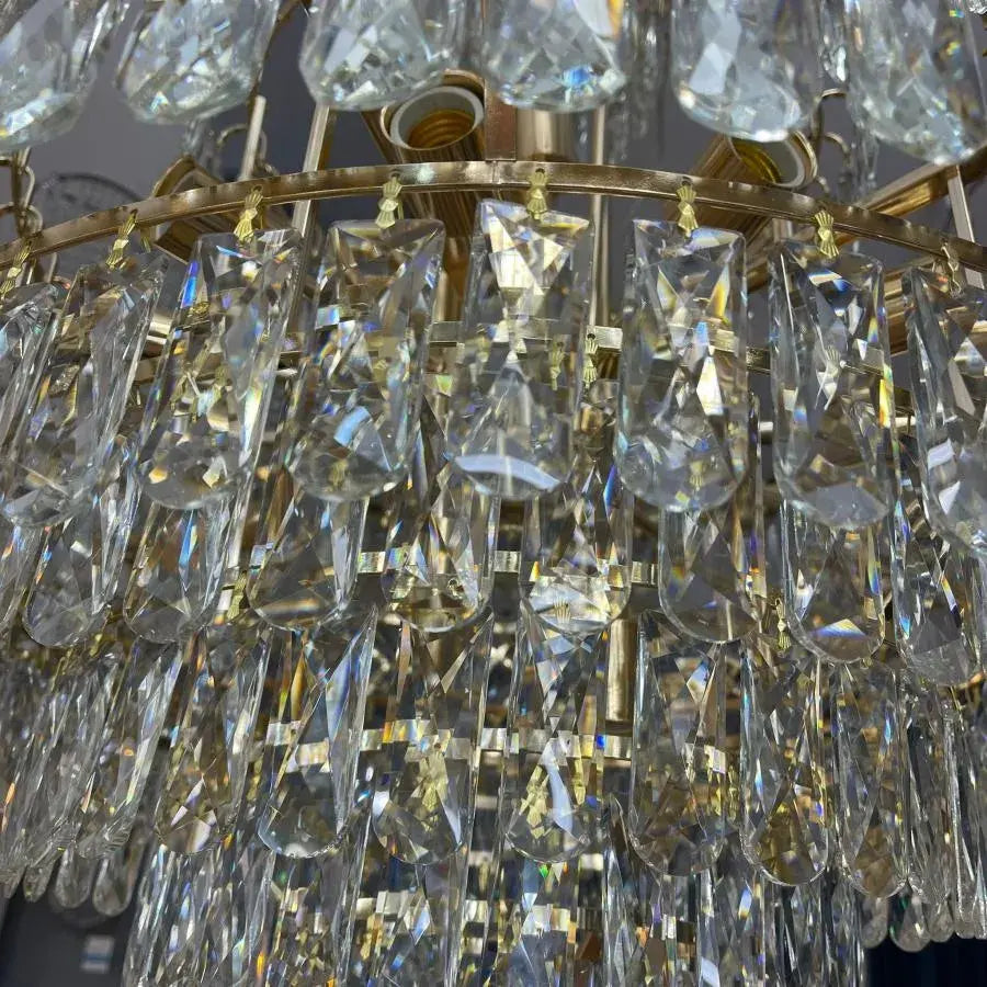 Junnut Candelabra 21xE27, Crystal and Metal, Gold Crystal Candelabra Προεπιλεγμένος τίτλος Alessandro Design