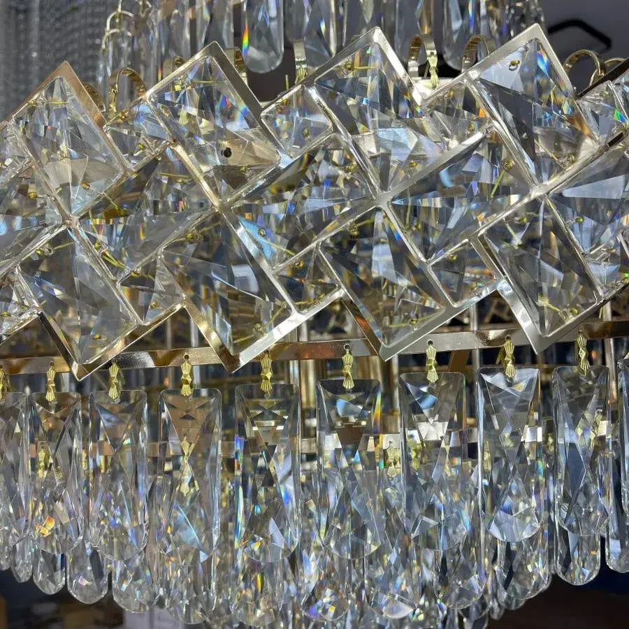 Junnut Candelabra 21xE27, Crystal and Metal, Gold Crystal Candelabra Προεπιλεγμένος τίτλος Alessandro Design