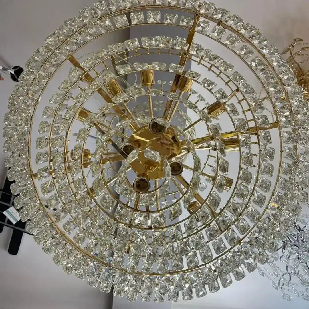 Junnut Candelabra 21xE27, Crystal and Metal, Gold Crystal Candelabra Προεπιλεγμένος τίτλος Alessandro Design