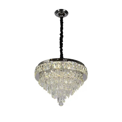 MEILI CRYSTAL CASCADA 500 – Crystal LED Chandelier, 112W, Ø500 mm, with Remote Control Crystal Chandeliers Προεπιλεγμένος τίτλος Alessandro Design