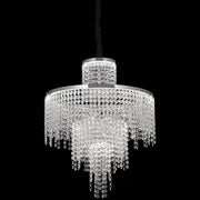 Crystal LED Chandelier with Remote Control Oscar 59W Dimable Silver Modern Chandeliers Προεπιλεγμένος τίτλος Alessandro Design