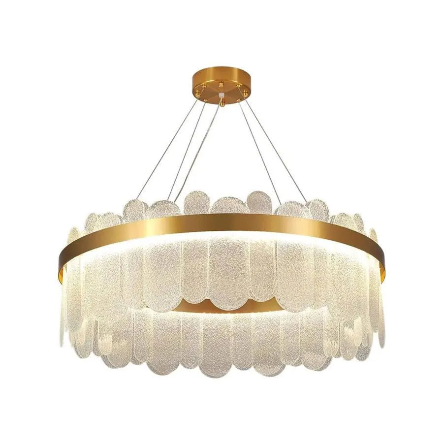 Πολυέλαιος LED με τηλεχειριστήριο Alvaro 128W Dimable Golden Candelabre Cristal Προεπιλεγμένος τίτλος Alessandro Design