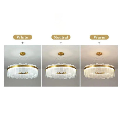 Πολυέλαιος LED με τηλεχειριστήριο Alvaro 128W Dimable Golden Candelabre Cristal Προεπιλεγμένος τίτλος Alessandro Design