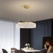 Πολυέλαιος LED με τηλεχειριστήριο Zareef 80W, Χρυσός κρύσταλλος πολυέλαιος Προεπιλεγμένος τίτλος Alessandro Design