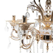 Ludovico Candelabra, 8xE14, Gold, Metal and Crystal Classic Candelabra Προεπιλεγμένος τίτλος Alessandro Design