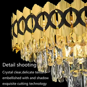Crystal Chandelier PIERREFONDS Nobile 5xE14, Διάμετρος 38,5cm, Γυαλιστερό Χρυσό, Ρυθμιζόμενο Ύψος Crystal Chandeliers Προεπιλεγμένος τίτλος Alessandro Design