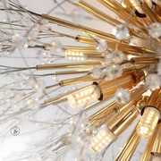 Crystal Chandelier RONDO Vivace, 8x G9, Διάμετρος 60cm, Shiny Gold Crystal Chandeliers Προεπιλεγμένος τίτλος Alessandro Design