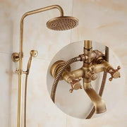 Στήλη ντους, μέταλλο, αντίκες χρυσός, OD/2044 Faucets & Shower Columns Προεπιλεγμένος τίτλος Alessandro Design