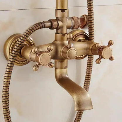 Στήλη ντους, μέταλλο, αντίκες χρυσός, OD/2044 Faucets & Shower Columns Προεπιλεγμένος τίτλος Alessandro Design
