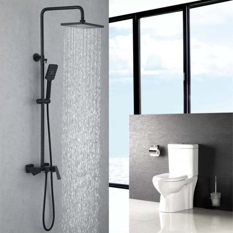 Στήλη ντους, ορείχαλκος υγιεινής, μαύρο, 6720H Faucets & Shower Columns Προεπιλεγμένος τίτλος Alessandro Design