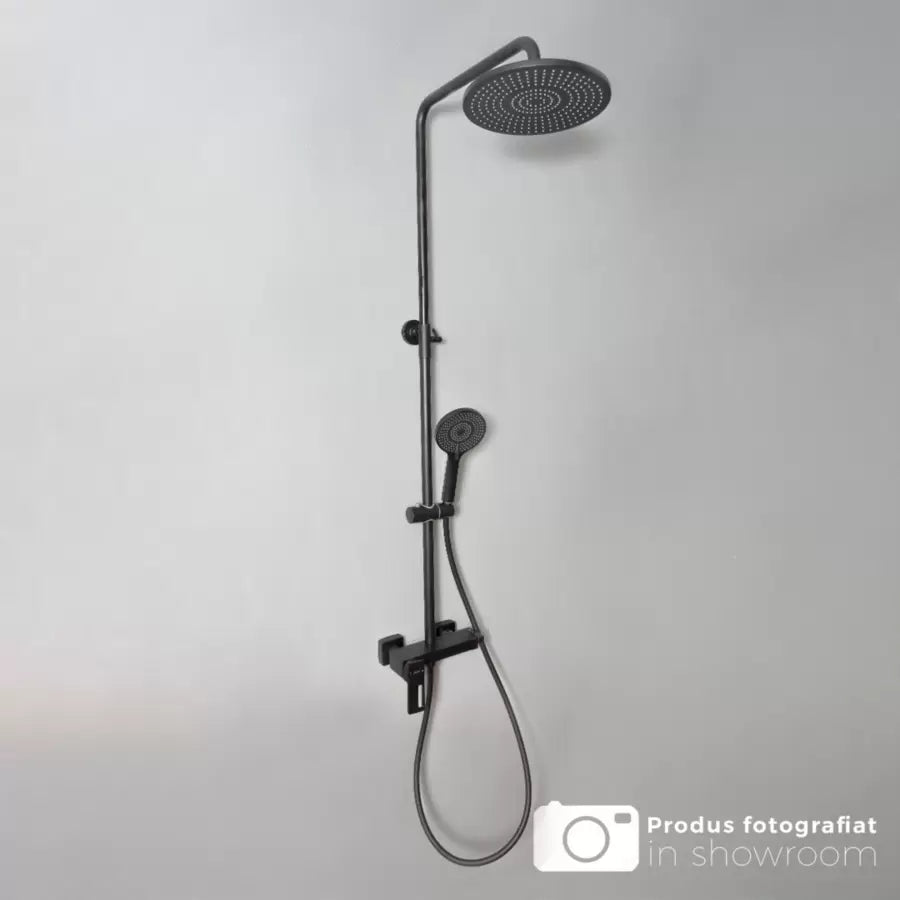 Στήλη ντους, ορείχαλκος υγιεινής, μαύρο, 9810H Faucets & Shower Columns Προεπιλεγμένος τίτλος Alessandro Design