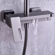 Στήλη ντους, ορείχαλκος υγιεινής, σατέν, 9810N Faucets & Shower Columns Προεπιλεγμένος τίτλος Alessandro Design