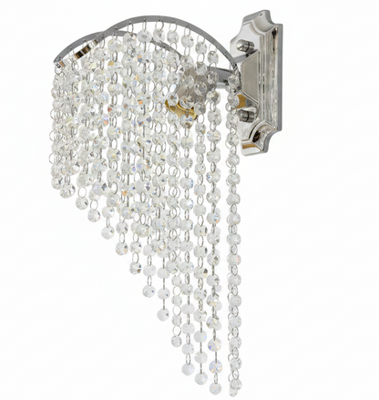 Φωτιστικό Cristal Ander 1x E14 Glossy Chrome