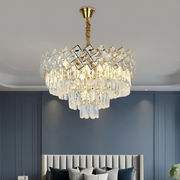 Crystal Chandelier WINDSOR Nobile 5xE14, Διάμετρος 39cm, Γυαλιστερό χρυσό, Ρυθμιζόμενο ύψος Crystal Chandeliers Προεπιλεγμένος τίτλος Alessandro Design