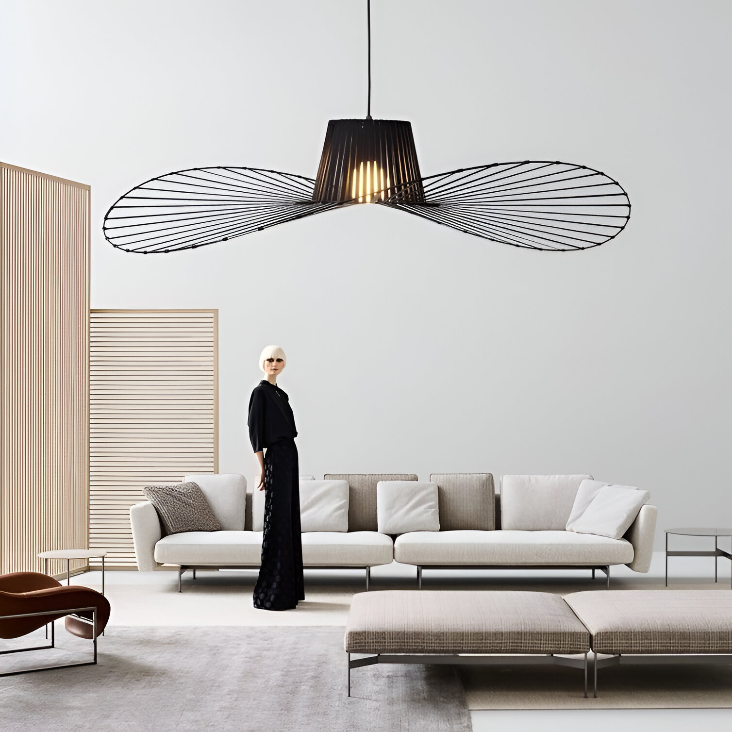 Κρεμαστός πολυέλαιος ELIAS 35cm, 1x E27, Metal, Black Industrial Chandeliers Προεπιλεγμένος τίτλος Alessandro Design