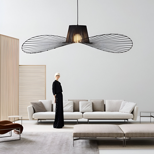 Κρεμαστός πολυέλαιος ELIAS 35cm, 1x E27, Metal, Black Industrial Chandeliers Προεπιλεγμένος τίτλος Alessandro Design