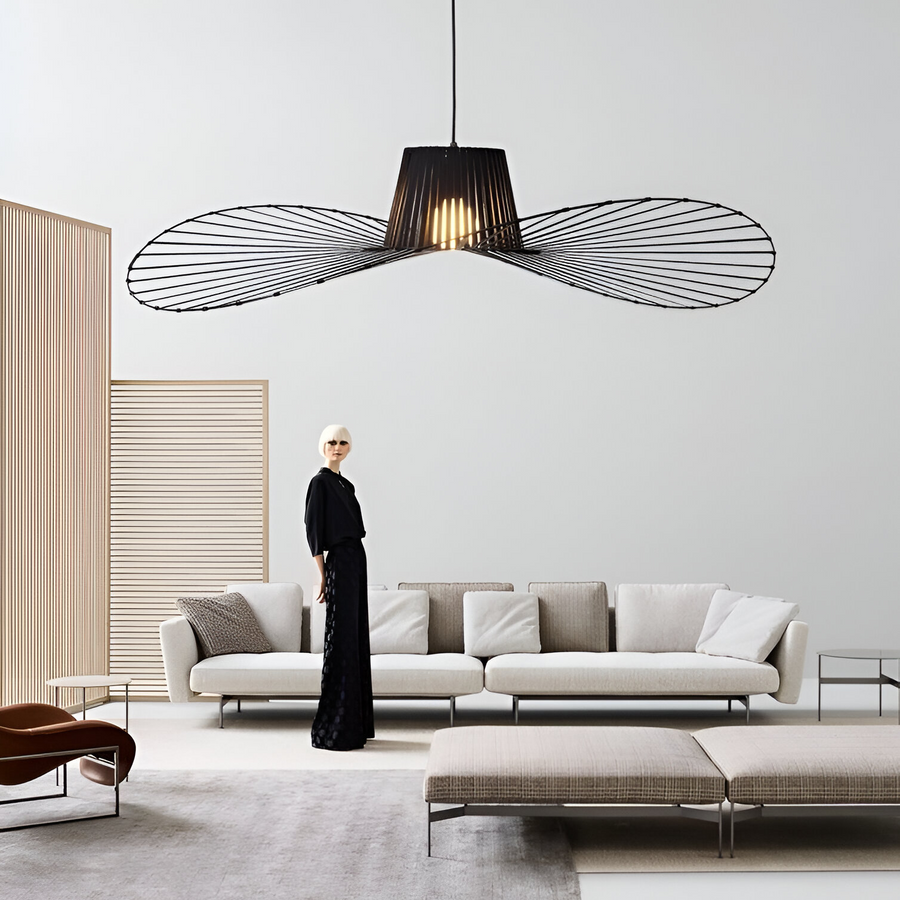 Κρεμαστός πολυέλαιος ELIAS 35cm, 1x E27, Metal, Black Industrial Chandeliers Προεπιλεγμένος τίτλος Alessandro Design