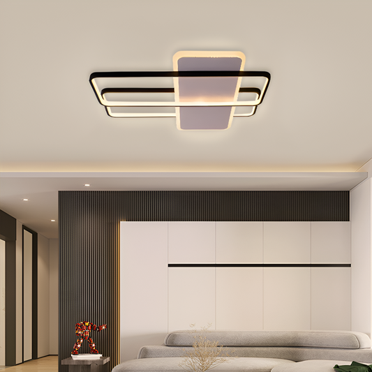 Πολυέλαιος LED με τηλεχειριστήριο ARIANNA 75W, 3 Στοιχεία, Κρύο/Ζεστό/Ουδέτερο φως, Ρυθμιζόμενο, Μαύροι Πολυέλαιοι LED με Τηλεχειριστήριο Προεπιλεγμένος τίτλος Alessandro Design