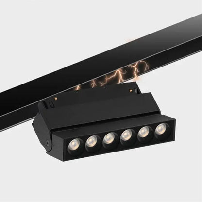 Μαγνητικό πλέγμα LED, ρυθμιζόμενο, 6W, ουδέτερο φως, εσοχή, μαύρα προϊόντα LED Προεπιλεγμένος τίτλος Alessandro Design