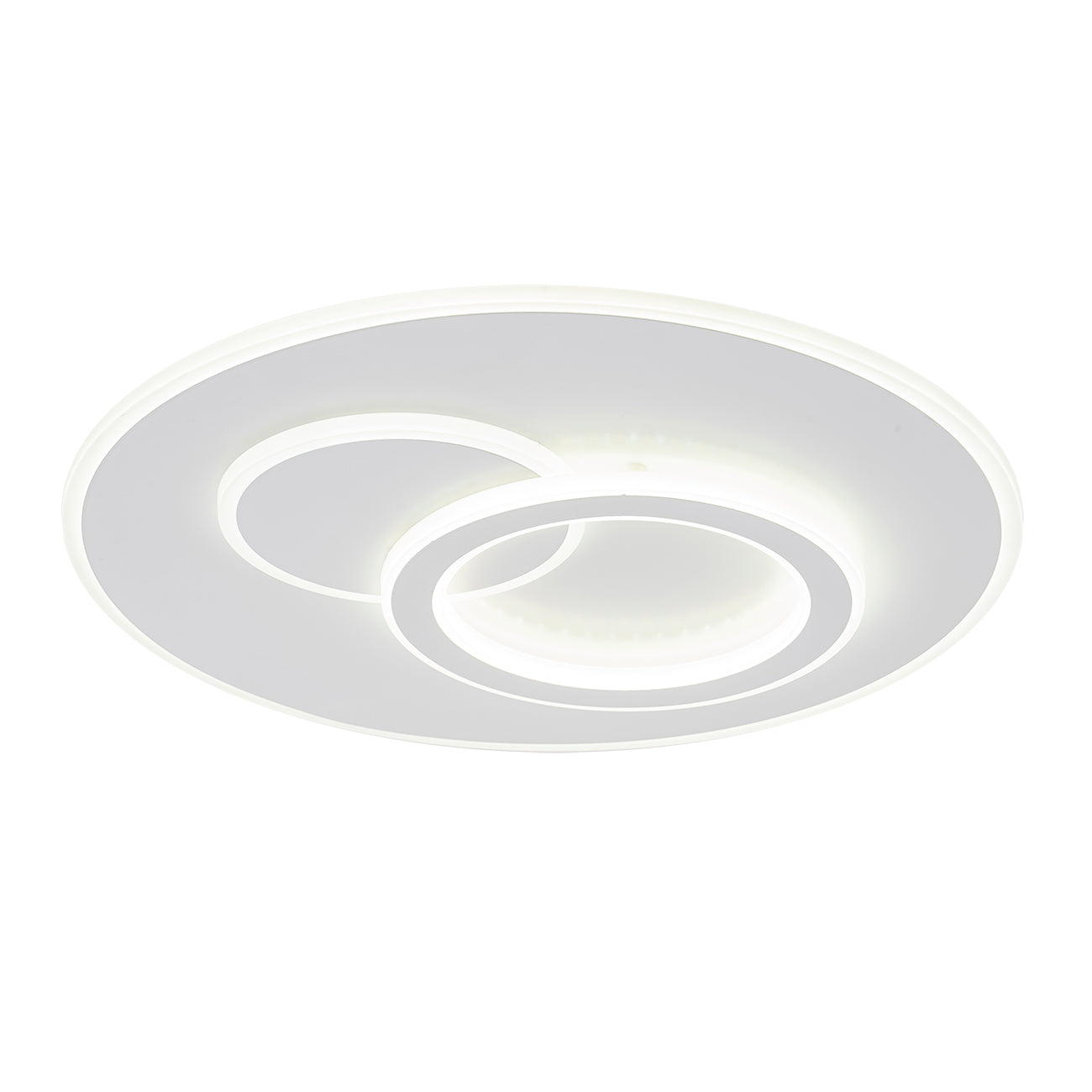 Πολυέλαιος LED με τηλεχειριστήριο NOLUX 34W, Στρογγυλός, Κρύος/Ζεστός/Ουδέτερος φωτισμός, Ρυθμιζόμενος, Λευκοί πολυέλαιοι LED με τηλεχειριστήριο Προεπιλεγμένος τίτλος Alessandro Design