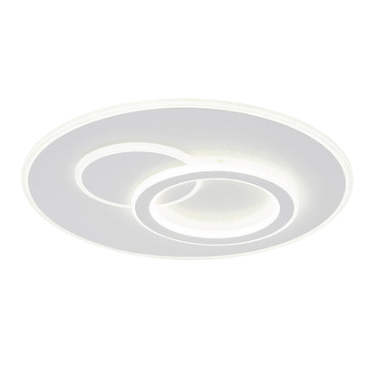 Πολυέλαιος LED με τηλεχειριστήριο NOLUX 34W, Στρογγυλός, Κρύος/Ζεστός/Ουδέτερος φωτισμός, Ρυθμιζόμενος, Λευκοί πολυέλαιοι LED με τηλεχειριστήριο Προεπιλεγμένος τίτλος Alessandro Design