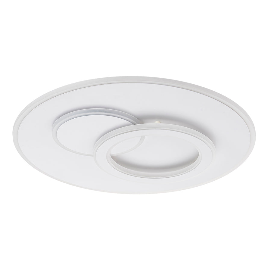 Πολυέλαιος LED με τηλεχειριστήριο NOLUX 34W, Στρογγυλός, Κρύος/Ζεστός/Ουδέτερος φωτισμός, Ρυθμιζόμενος, Λευκοί πολυέλαιοι LED με τηλεχειριστήριο Προεπιλεγμένος τίτλος Alessandro Design