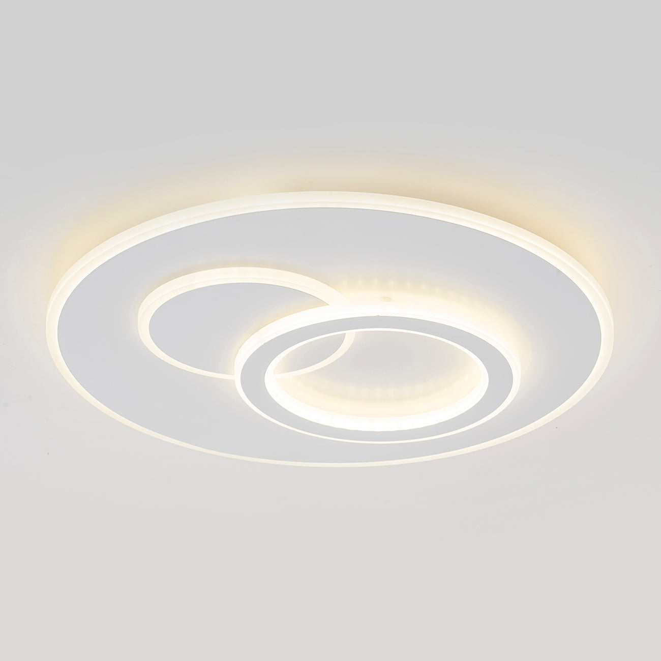 Πολυέλαιος LED με τηλεχειριστήριο NOLUX 34W, Στρογγυλός, Κρύος/Ζεστός/Ουδέτερος φωτισμός, Ρυθμιζόμενος, Λευκοί πολυέλαιοι LED με τηλεχειριστήριο Προεπιλεγμένος τίτλος Alessandro Design